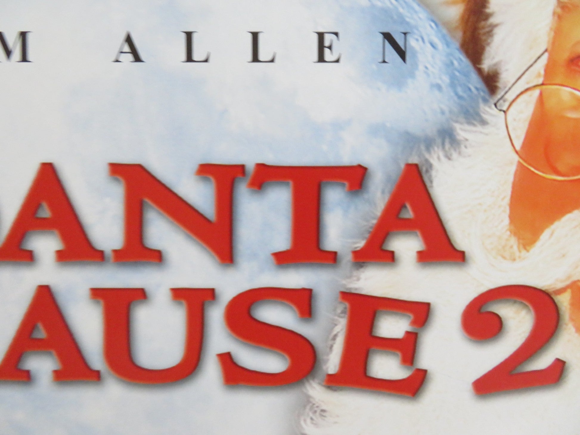 THE SANTA CLAUSE 2 DVD & VHS VIDEO POSTER TIM ALLEN ELIZABETH MITCHELL 2002 Rendezvous Cinema Movie posters
