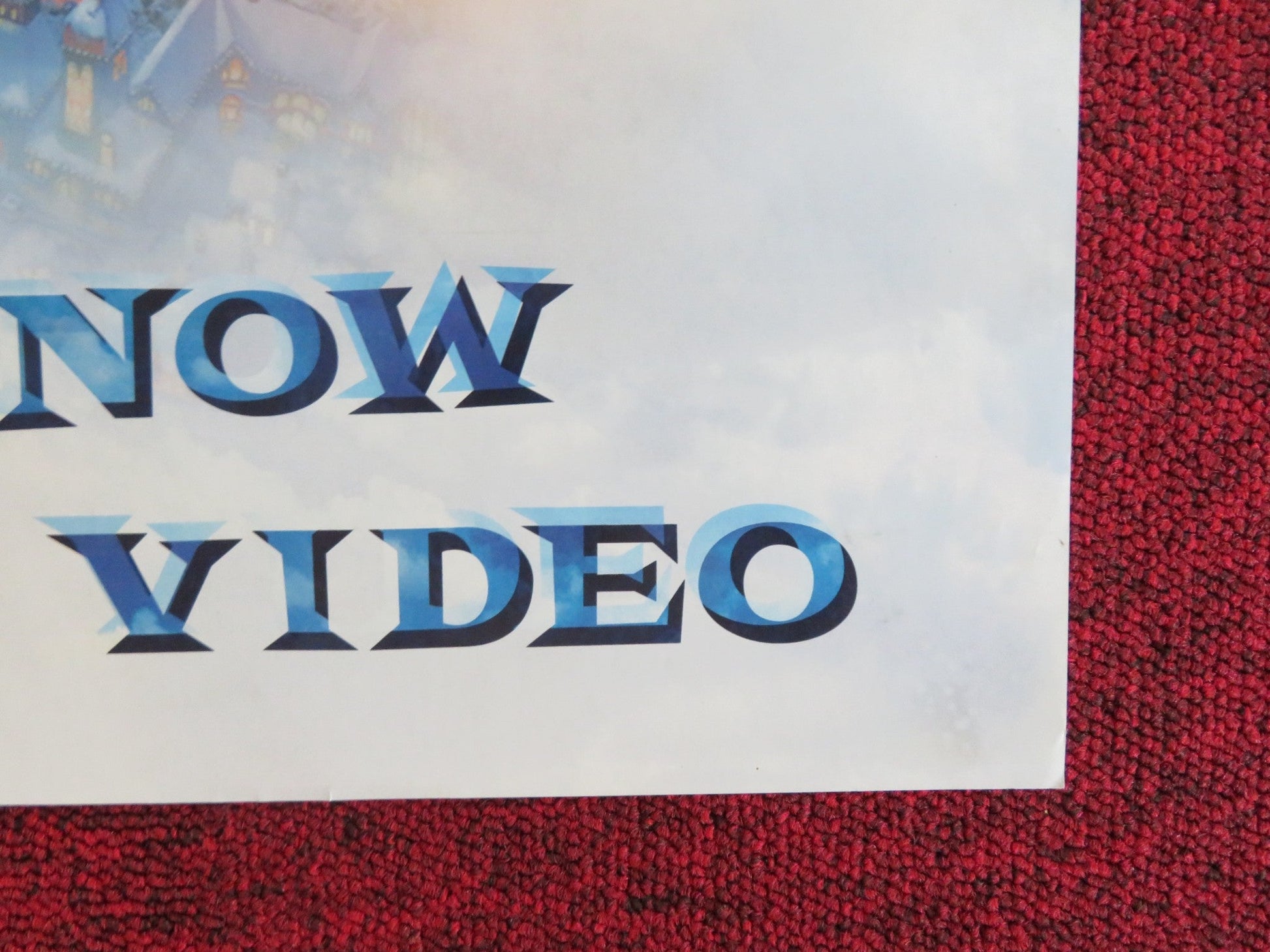 THE SANTA CLAUSE 2 DVD & VHS VIDEO POSTER TIM ALLEN ELIZABETH MITCHELL 2002 Rendezvous Cinema Movie posters