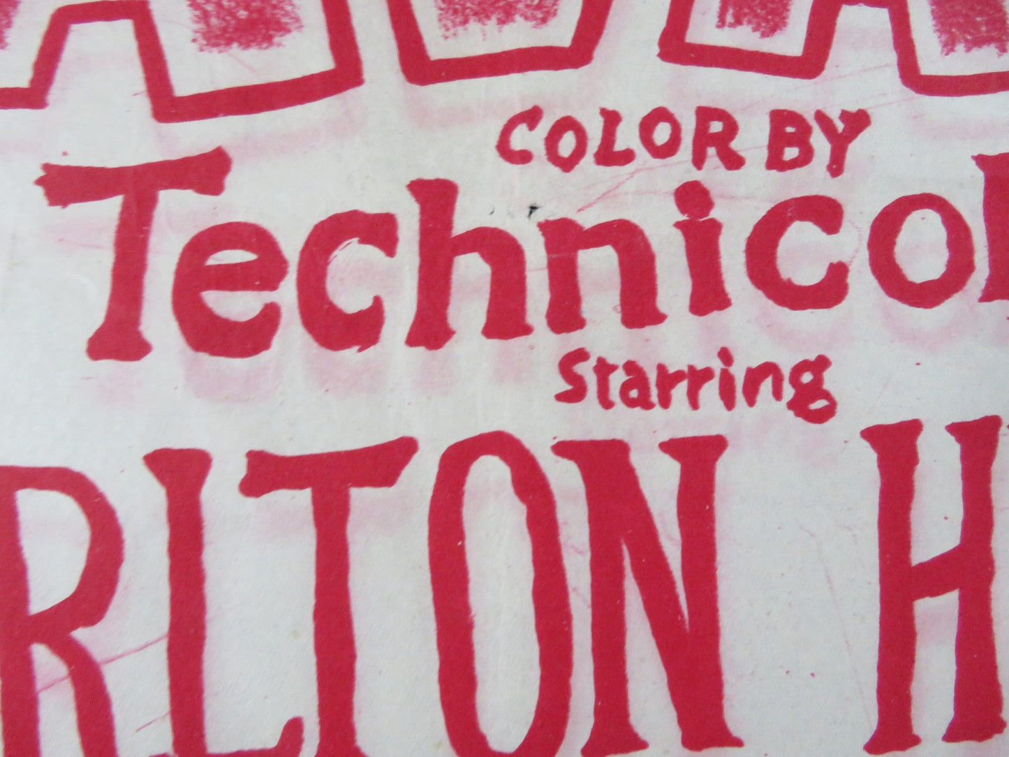 THE SAVAGE EGYPTIAN POSTER CHARLTON HESTON SUSAN MORROW R1960S Rendezvous Cinema Movie posters