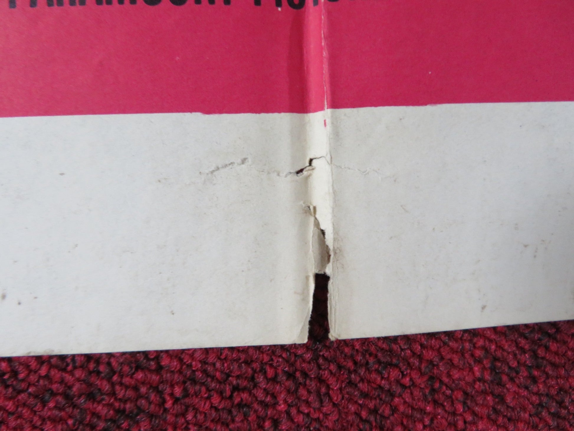 THE SCARLET HOUR FOLDED US ONE SHEET POSTER CAROL OHMART TOM TRYON 1956 Rendezvous Cinema Movie posters