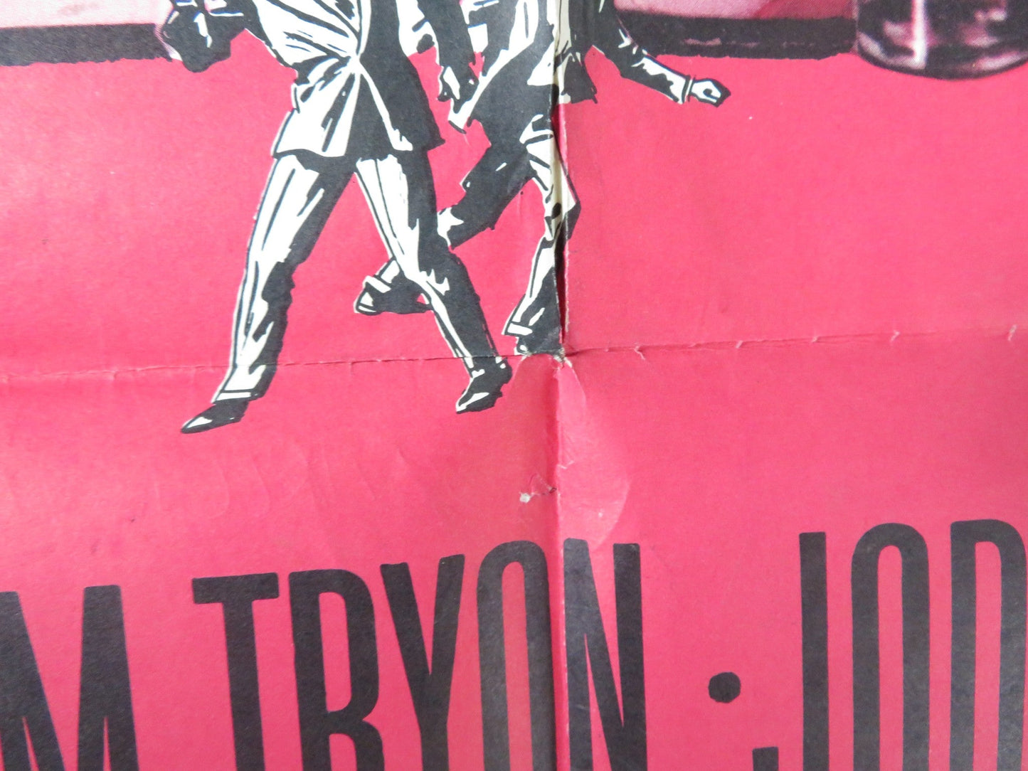 THE SCARLET HOUR FOLDED US ONE SHEET POSTER CAROL OHMART TOM TRYON 1956 Rendezvous Cinema Movie posters