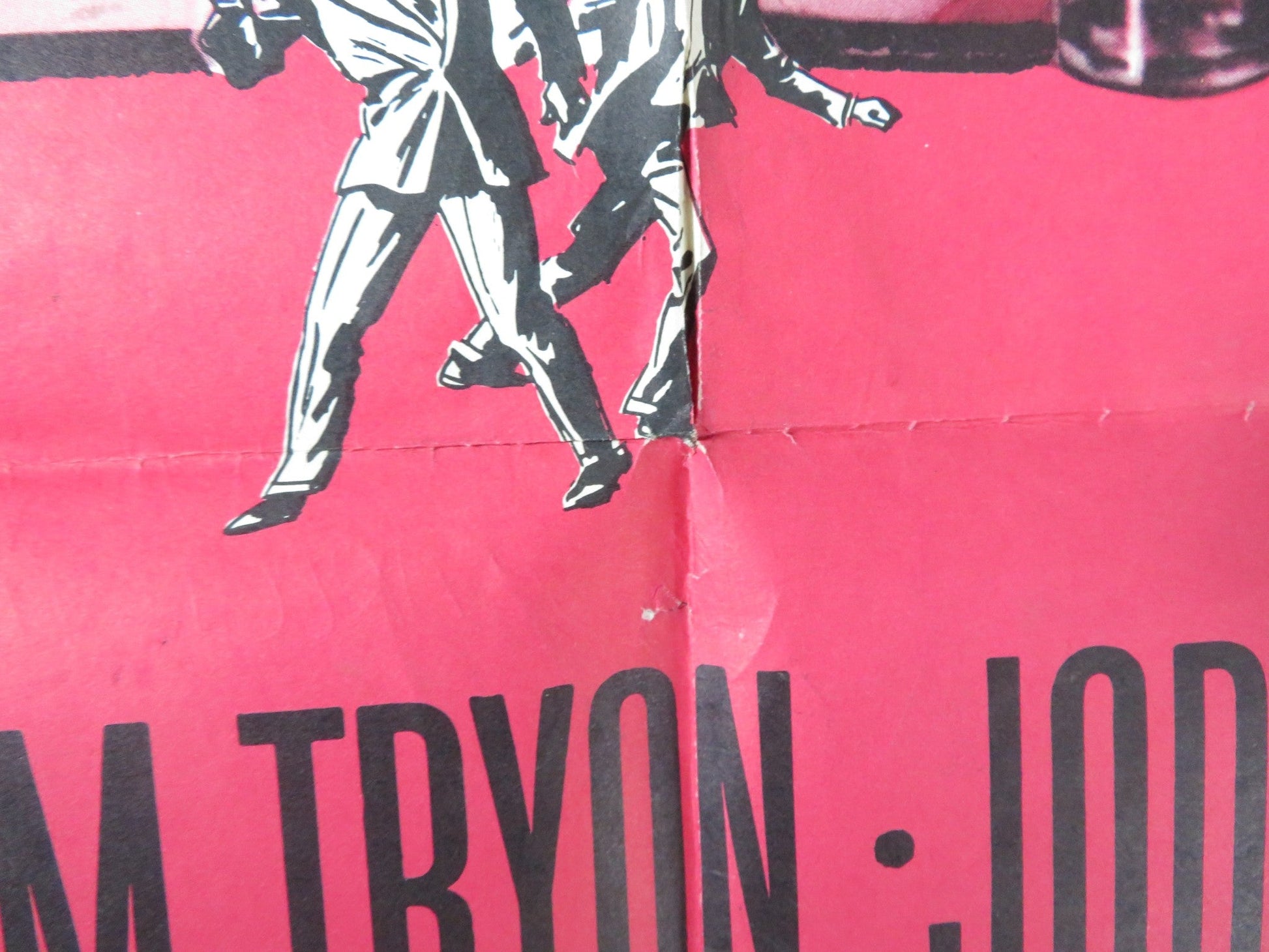 THE SCARLET HOUR FOLDED US ONE SHEET POSTER CAROL OHMART TOM TRYON 1956 Rendezvous Cinema Movie posters