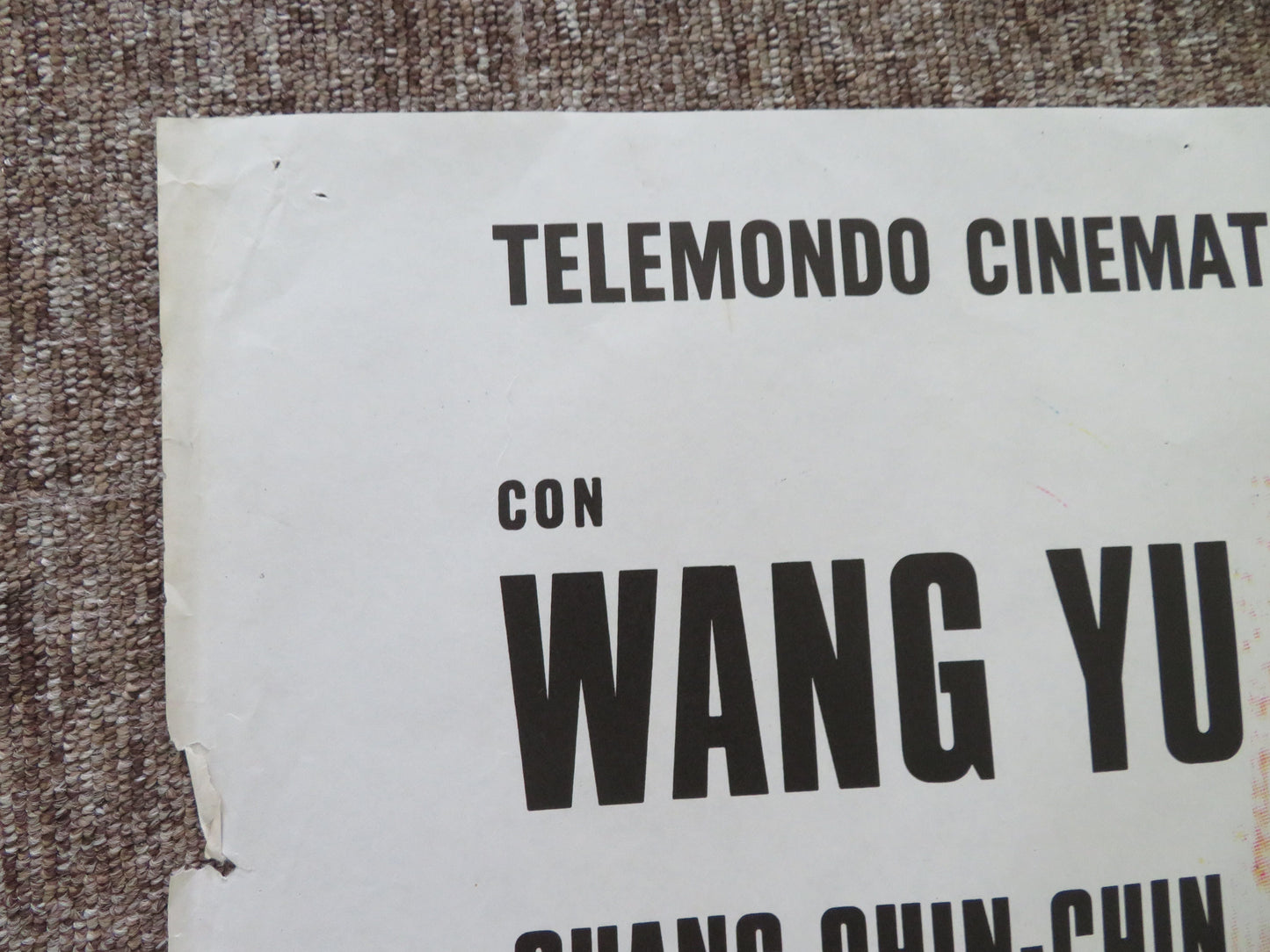 The Screaming Tiger Italian 2 Foglio Poster Jimmy Wang Yu Ching-Ching Chang 1973 Movie posters