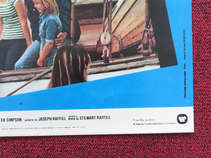 THE SEA GYPSIES - A ITALIAN FOTOBUSTA POSTER ROBERT LOGAN MIKKI JAMISON 1978 Rendezvous Cinema Movie posters