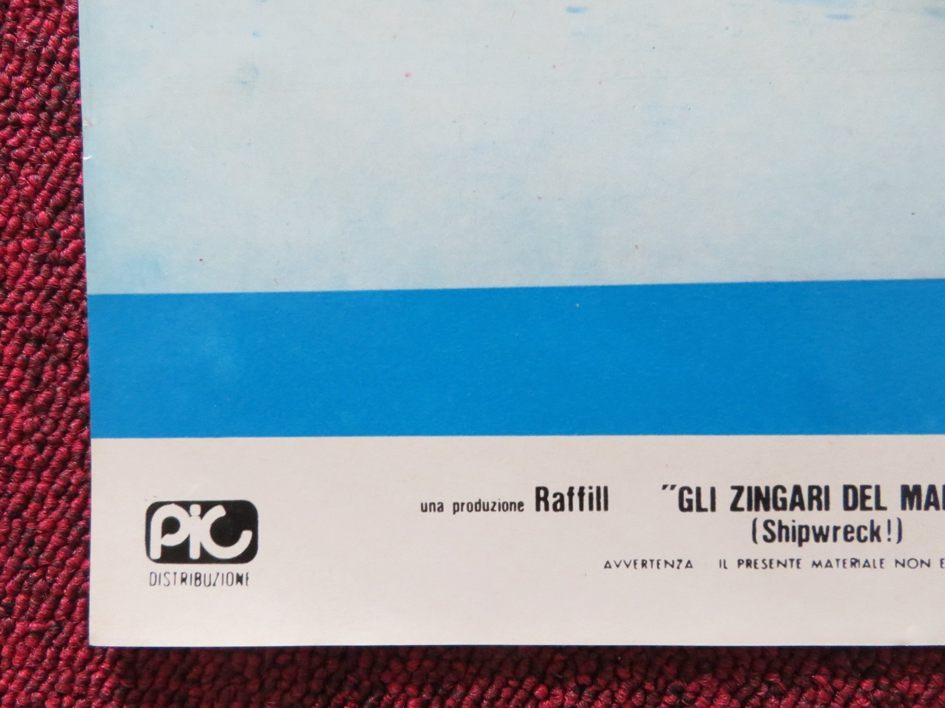 THE SEA GYPSIES - C ITALIAN FOTOBUSTA POSTER ROBERT LOGAN MIKKI JAMISON 1978 Rendezvous Cinema Movie posters