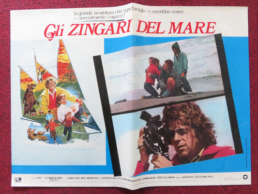 THE SEA GYPSIES - C ITALIAN FOTOBUSTA POSTER ROBERT LOGAN MIKKI JAMISON 1978 Rendezvous Cinema Movie posters