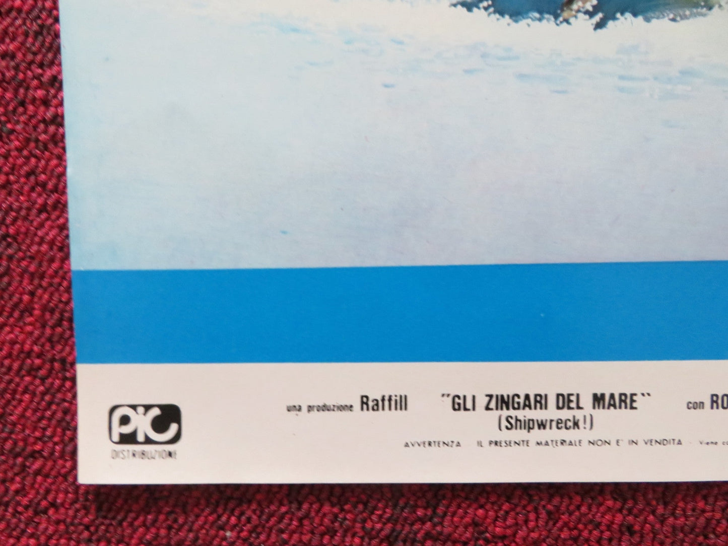 THE SEA GYPSIES - D ITALIAN FOTOBUSTA POSTER ROBERT LOGAN MIKKI JAMISON 1978 Rendezvous Cinema Movie posters