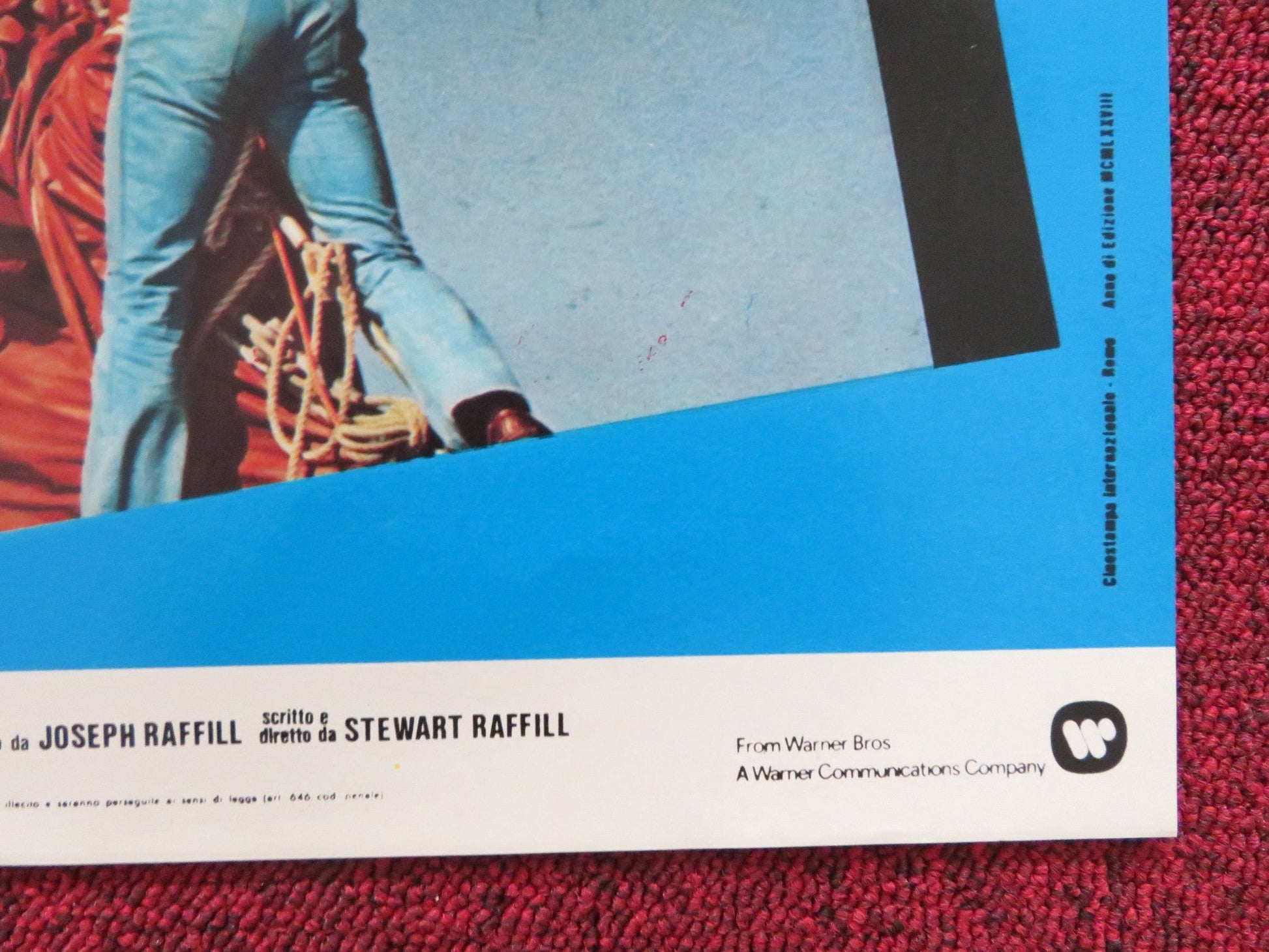 THE SEA GYPSIES - D ITALIAN FOTOBUSTA POSTER ROBERT LOGAN MIKKI JAMISON 1978 Rendezvous Cinema Movie posters