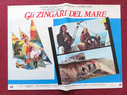 THE SEA GYPSIES - F ITALIAN FOTOBUSTA POSTER ROBERT LOGAN MIKKI JAMISON 1978 Rendezvous Cinema Movie posters