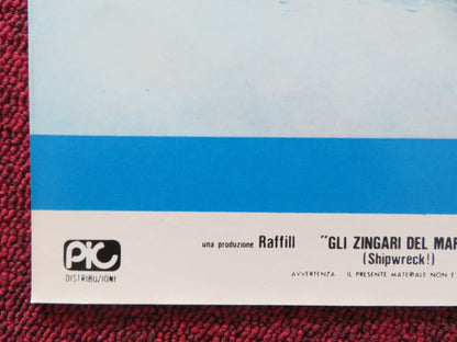 THE SEA GYPSIES - G ITALIAN FOTOBUSTA POSTER ROBERT LOGAN MIKKI JAMISON 1978 Rendezvous Cinema Movie posters