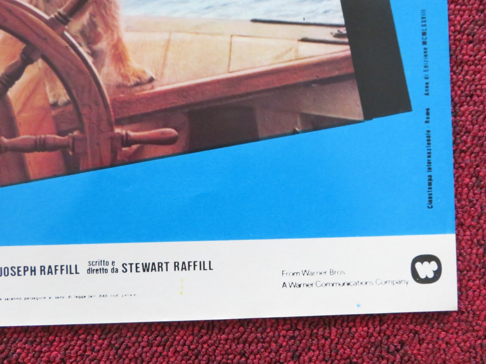 THE SEA GYPSIES - H ITALIAN FOTOBUSTA POSTER ROBERT LOGAN MIKKI JAMISON 1978 Rendezvous Cinema Movie posters