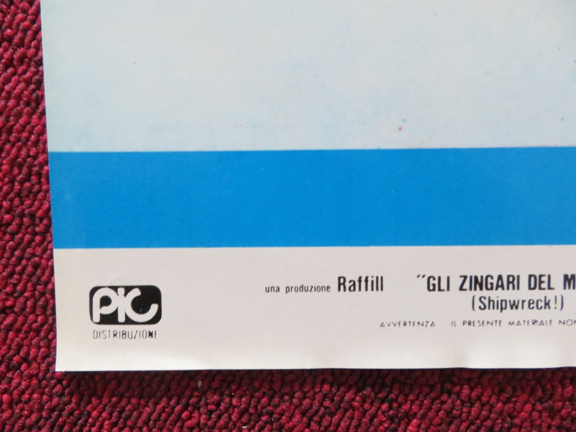 THE SEA GYPSIES - J ITALIAN FOTOBUSTA POSTER ROBERT LOGAN MIKKI JAMISON 1978 Rendezvous Cinema Movie posters