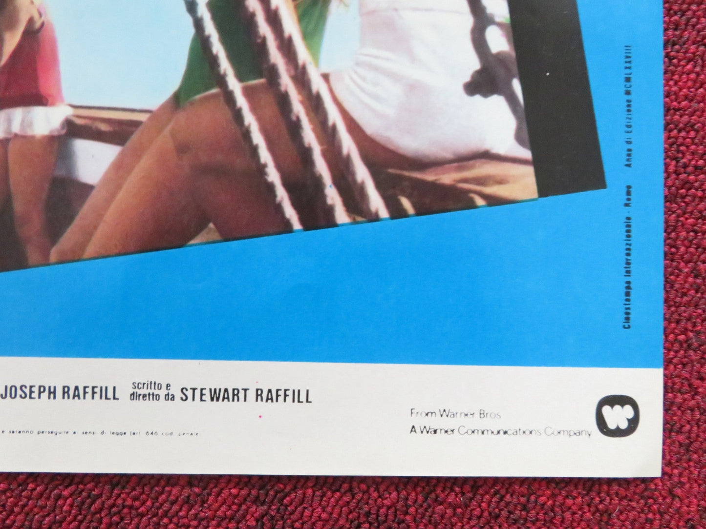 THE SEA GYPSIES - J ITALIAN FOTOBUSTA POSTER ROBERT LOGAN MIKKI JAMISON 1978 Rendezvous Cinema Movie posters