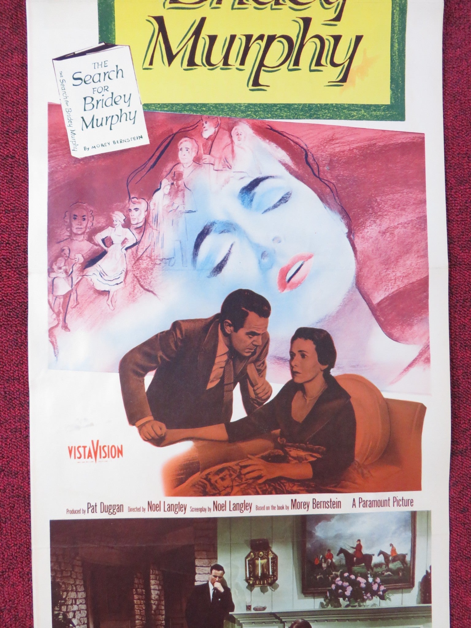 THE SEARCH FOR BRIDEY MURPHY US INSERT POSTER TERESA WRIGHT 1956 Rendezvous Cinema Movie posters