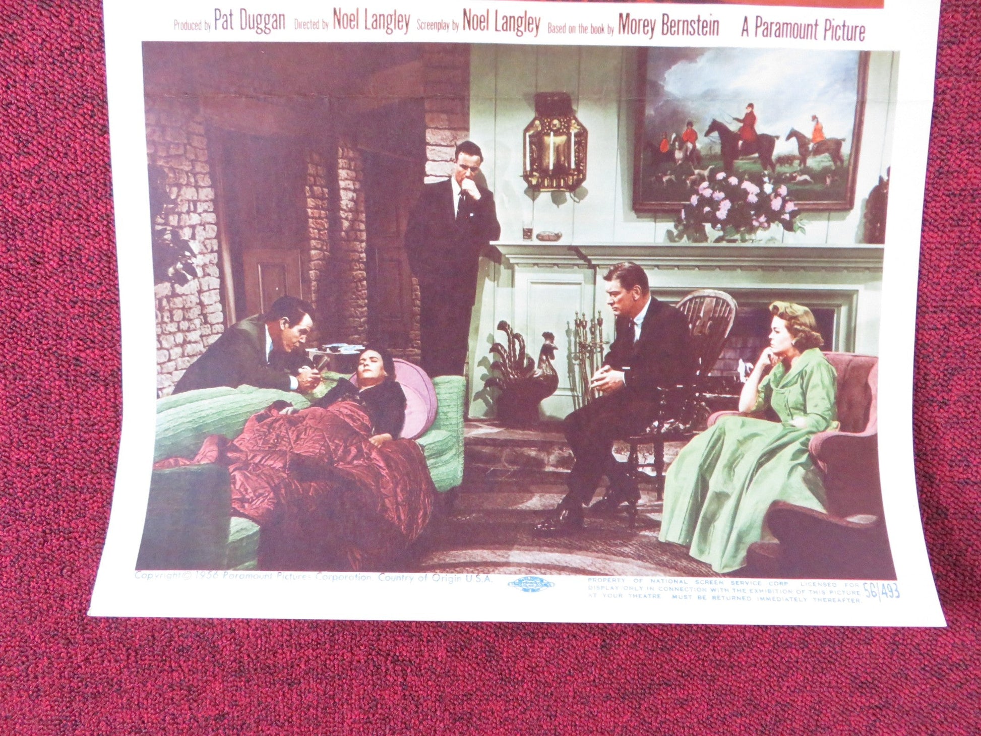 THE SEARCH FOR BRIDEY MURPHY US INSERT POSTER TERESA WRIGHT 1956 Rendezvous Cinema Movie posters