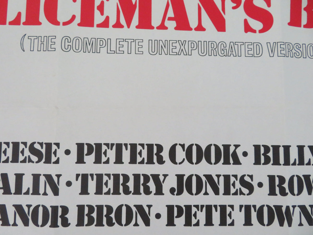 The Secret Policeman's Other Ball UK Quad Rolled Poster Rowan Atkinson 1982 Movie posters