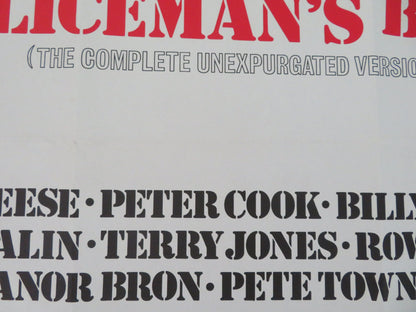 The Secret Policeman's Other Ball UK Quad Rolled Poster Rowan Atkinson 1982 Movie posters