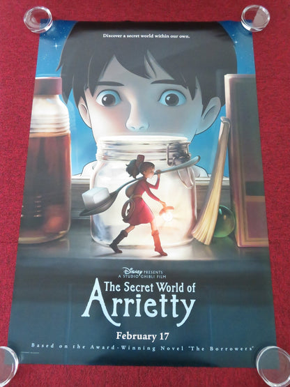 THE SECRET WORLD OF ARRIETTY US ONE SHEET ROLLED POSTER DISNEY GHIBLI 2010 Movie posters