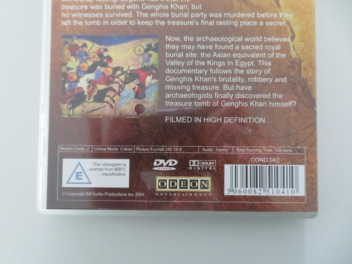 The Secrets of Genghis Khan (DVD) Bill Kurtis 2004 Region 2 Movie posters