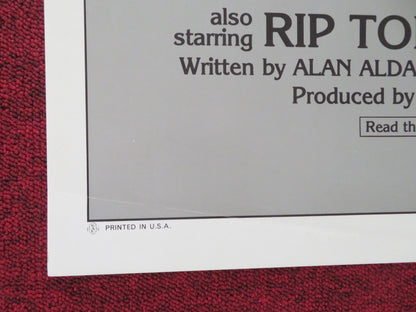 THE SEDUCTION OF JOE TYNAN - B FOLDED US ONE SHEET POSTER ALAN ALDA STREEP 1979 Movie posters