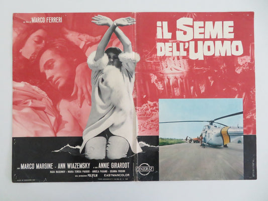 The Seed of Man Italian Fotobusta Poster Anne Wiazemsky Marzio Margine 1969 Movie posters