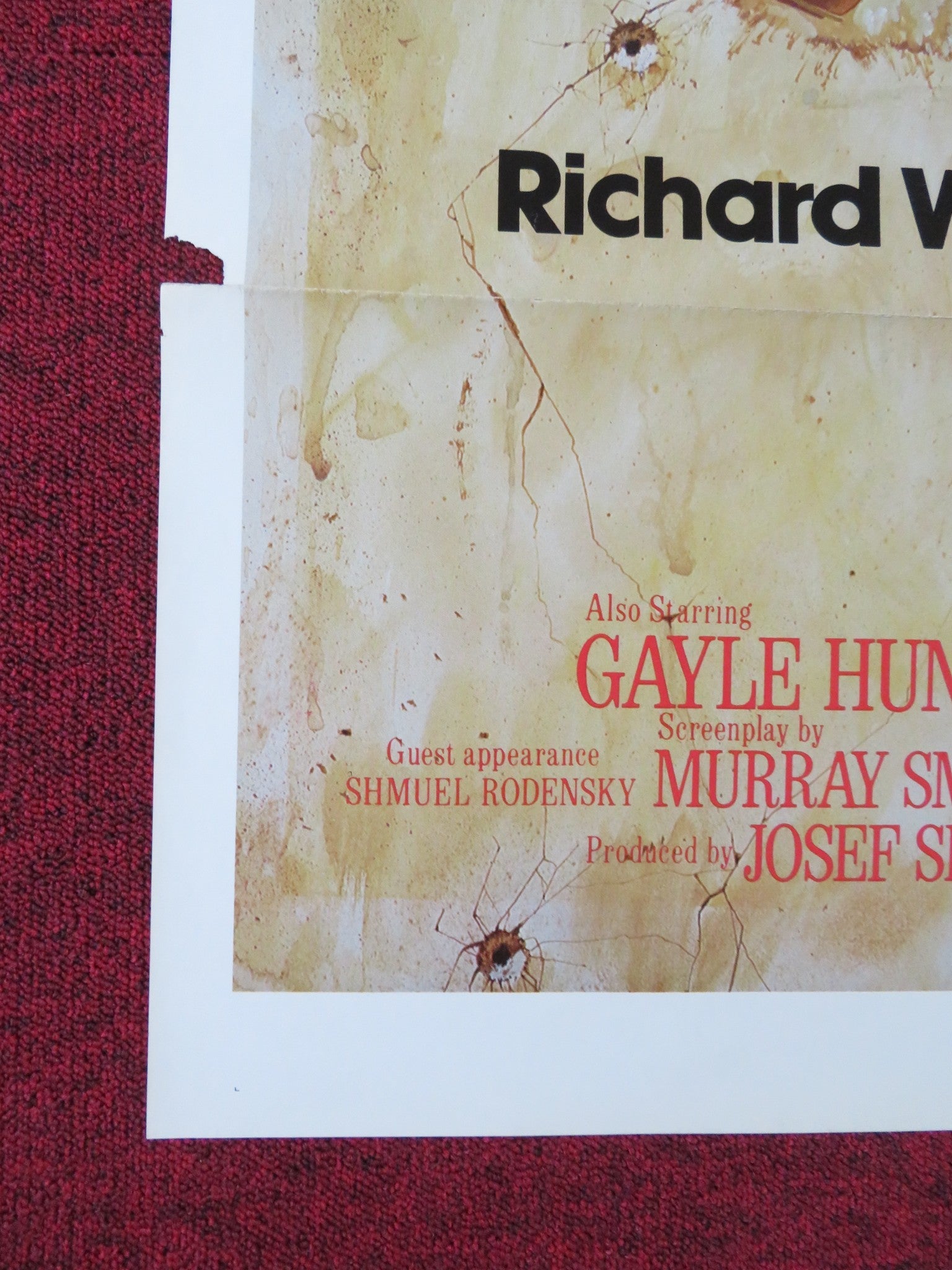 THE SELL - OUT FOLDED US ONE SHEET POSTER OLIVER REED RICHARD WIDMARK 1976 Rendezvous Cinema Movie posters