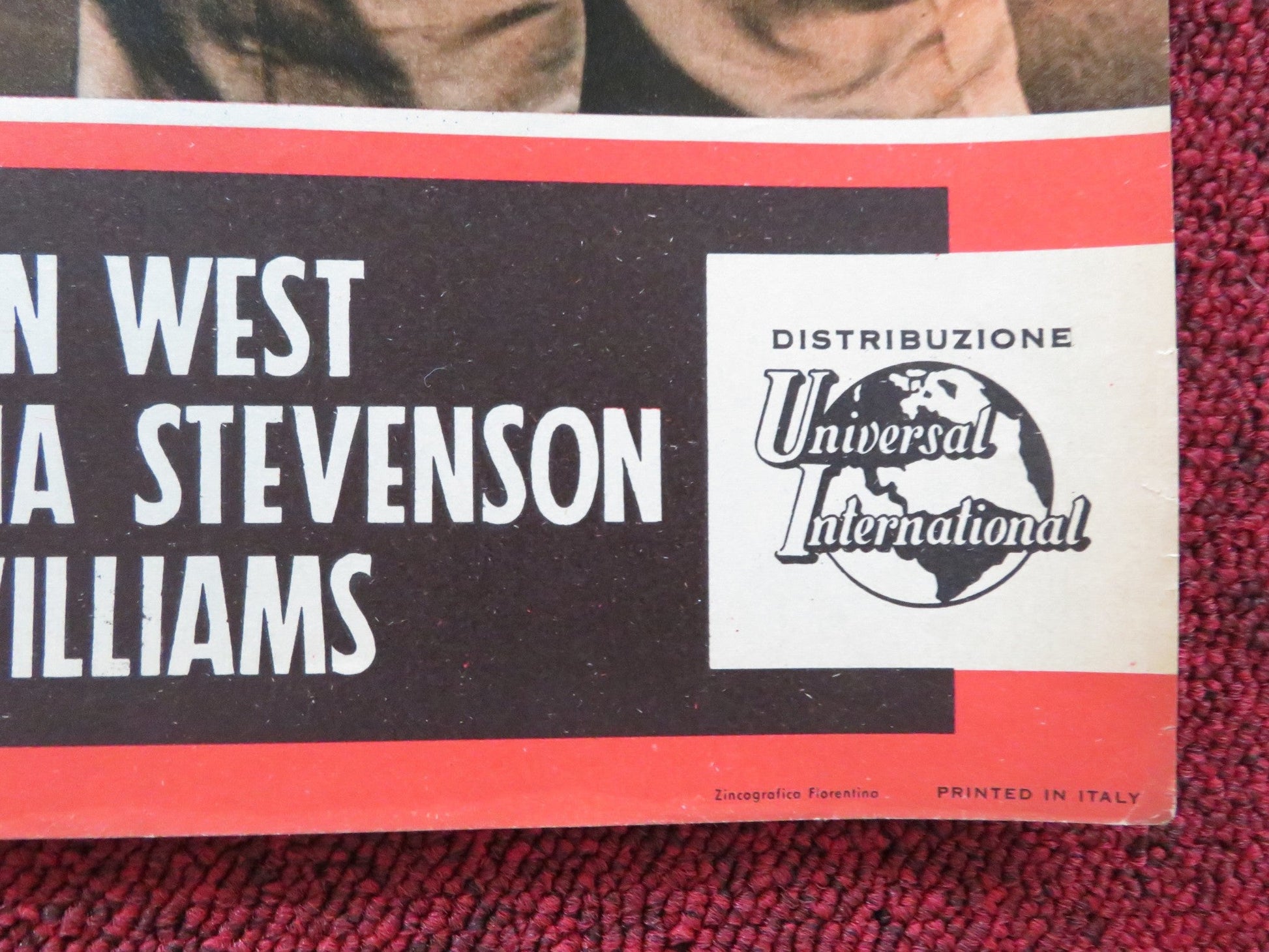 THE SERGEANT WAS A LADY - A ITALIAN FOTOBUSTA POSTER MARTIN WEST STEVENSON 1961 Rendezvous Cinema Movie posters