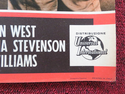 THE SERGEANT WAS A LADY - A ITALIAN FOTOBUSTA POSTER MARTIN WEST STEVENSON 1961 Rendezvous Cinema Movie posters