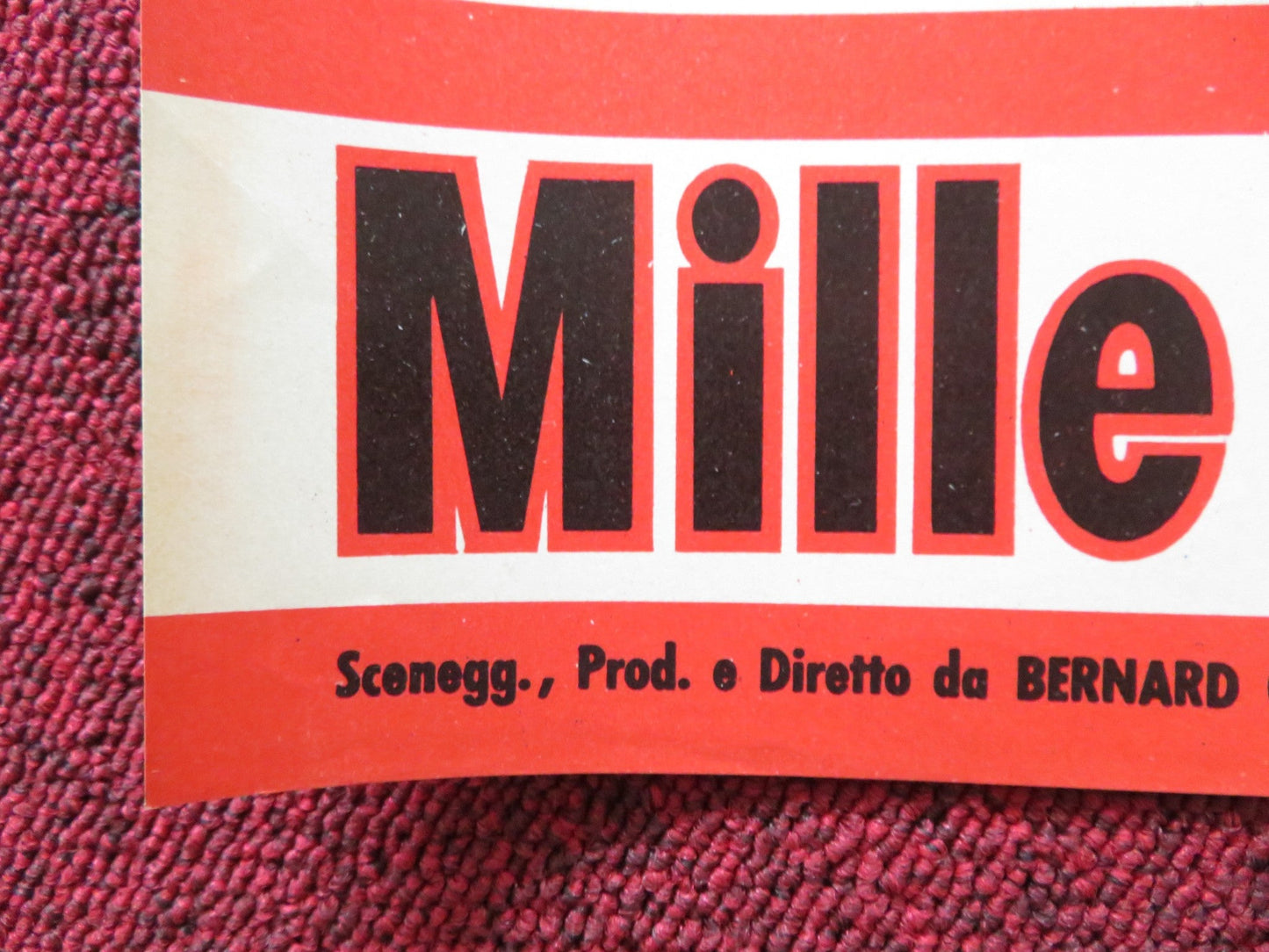 THE SERGEANT WAS A LADY - B ITALIAN FOTOBUSTA POSTER MARTIN WEST STEVENSON 1961 Rendezvous Cinema Movie posters