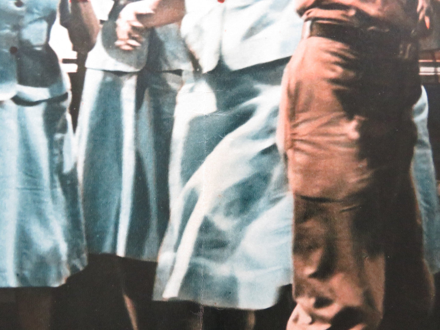 THE SERGEANT WAS A LADY - C ITALIAN FOTOBUSTA POSTER MARTIN WEST STEVENSON 1961 Rendezvous Cinema Movie posters