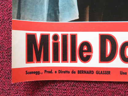 THE SERGEANT WAS A LADY - D ITALIAN FOTOBUSTA POSTER MARTIN WEST STEVENSON 1961 Rendezvous Cinema Movie posters