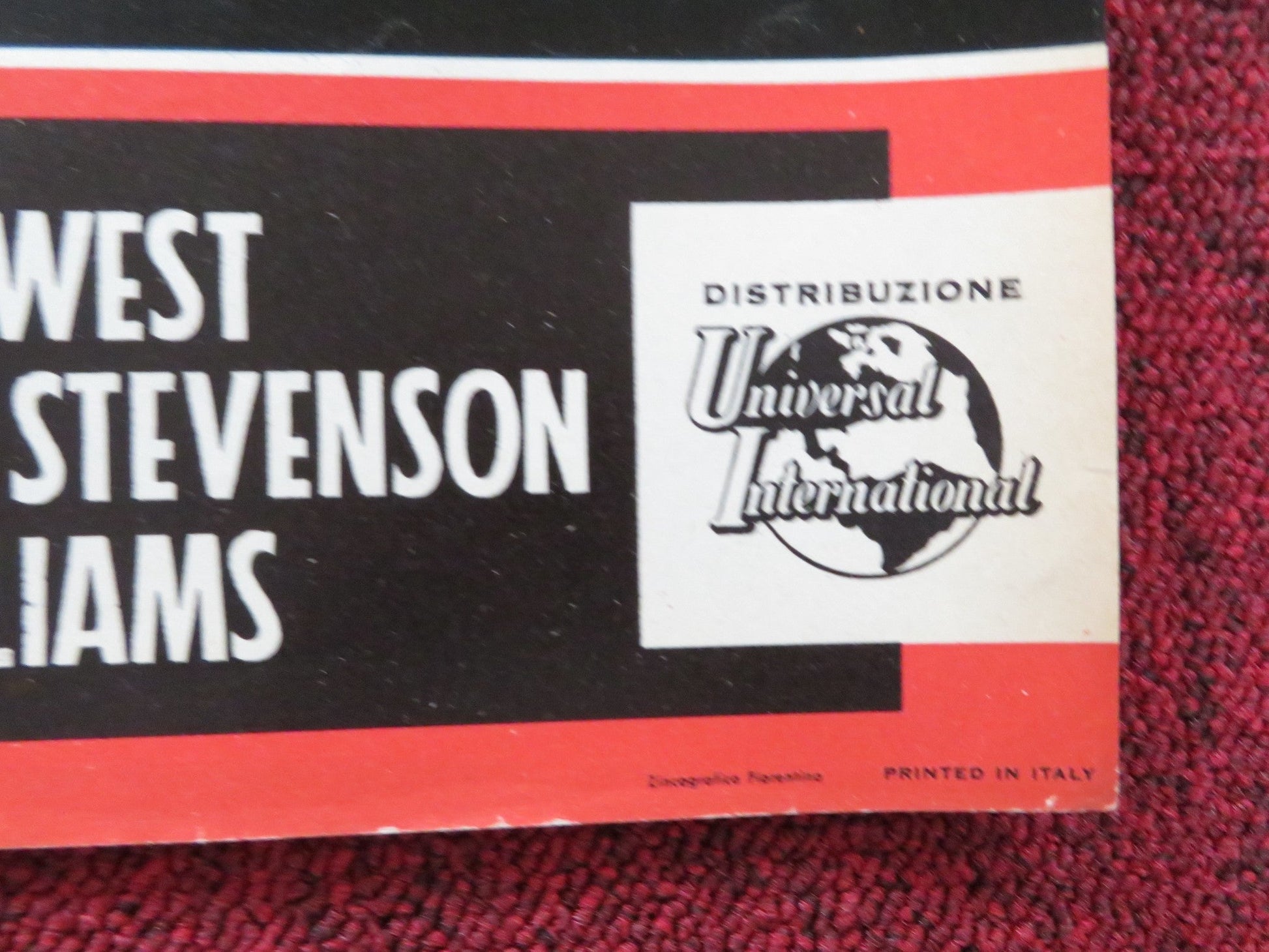 THE SERGEANT WAS A LADY - D ITALIAN FOTOBUSTA POSTER MARTIN WEST STEVENSON 1961 Rendezvous Cinema Movie posters