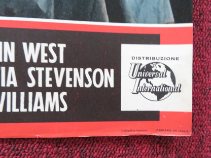 THE SERGEANT WAS A LADY - E ITALIAN FOTOBUSTA POSTER MARTIN WEST STEVENSON 1961 Rendezvous Cinema Movie posters