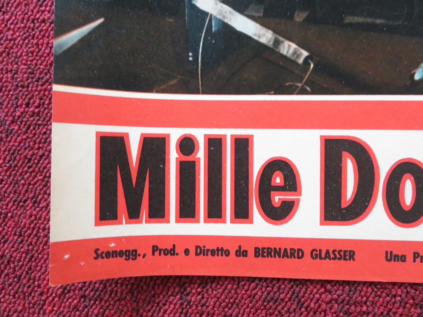 THE SERGEANT WAS A LADY - H ITALIAN FOTOBUSTA POSTER MARTIN WEST STEVENSON 1961 Rendezvous Cinema Movie posters