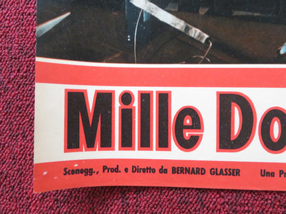 THE SERGEANT WAS A LADY - H ITALIAN FOTOBUSTA POSTER MARTIN WEST STEVENSON 1961 Rendezvous Cinema Movie posters