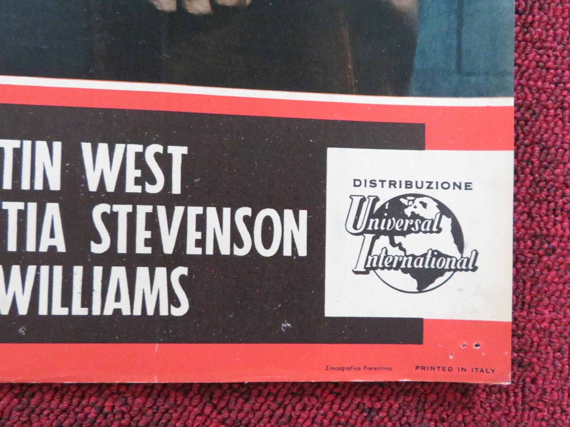 THE SERGEANT WAS A LADY - H ITALIAN FOTOBUSTA POSTER MARTIN WEST STEVENSON 1961 Rendezvous Cinema Movie posters