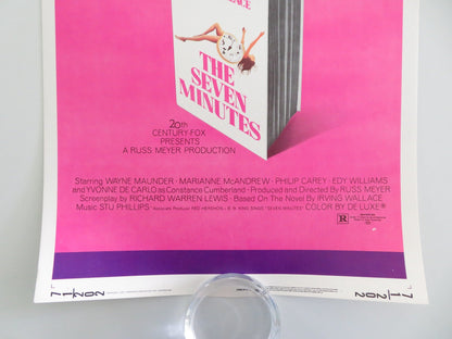 The Seven Minutes US Insert Poster Wayne Maunder Marianne McAndrew 1971 Movie posters