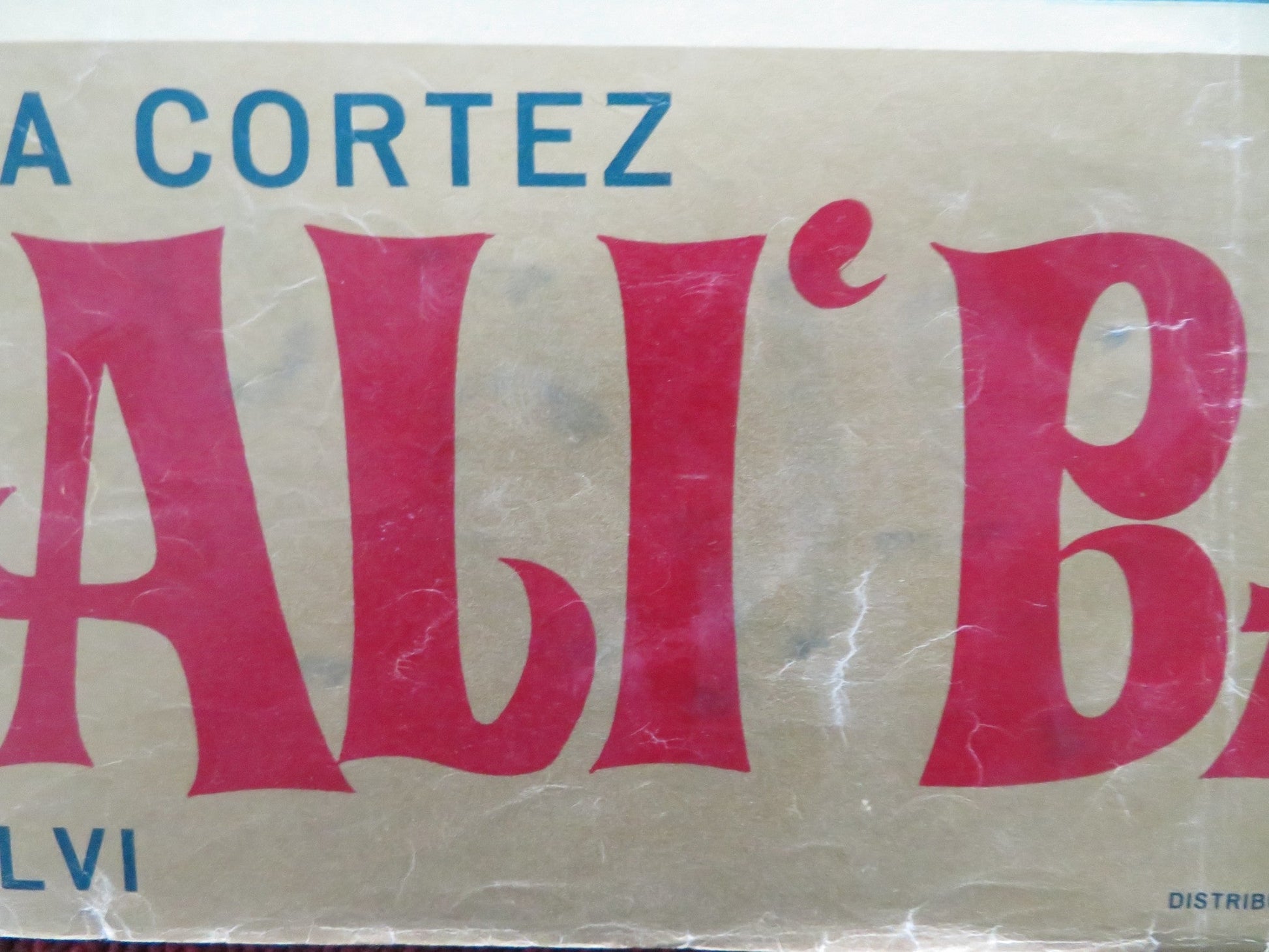 THE SEVEN TASKS OF ALI BABA - A ITALIAN FOTOBUSTA POSTER ROD FLASH CORTEZ 1962 Rendezvous Cinema Movie posters