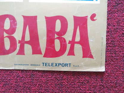 THE SEVEN TASKS OF ALI BABA - A ITALIAN FOTOBUSTA POSTER ROD FLASH CORTEZ 1962 Rendezvous Cinema Movie posters