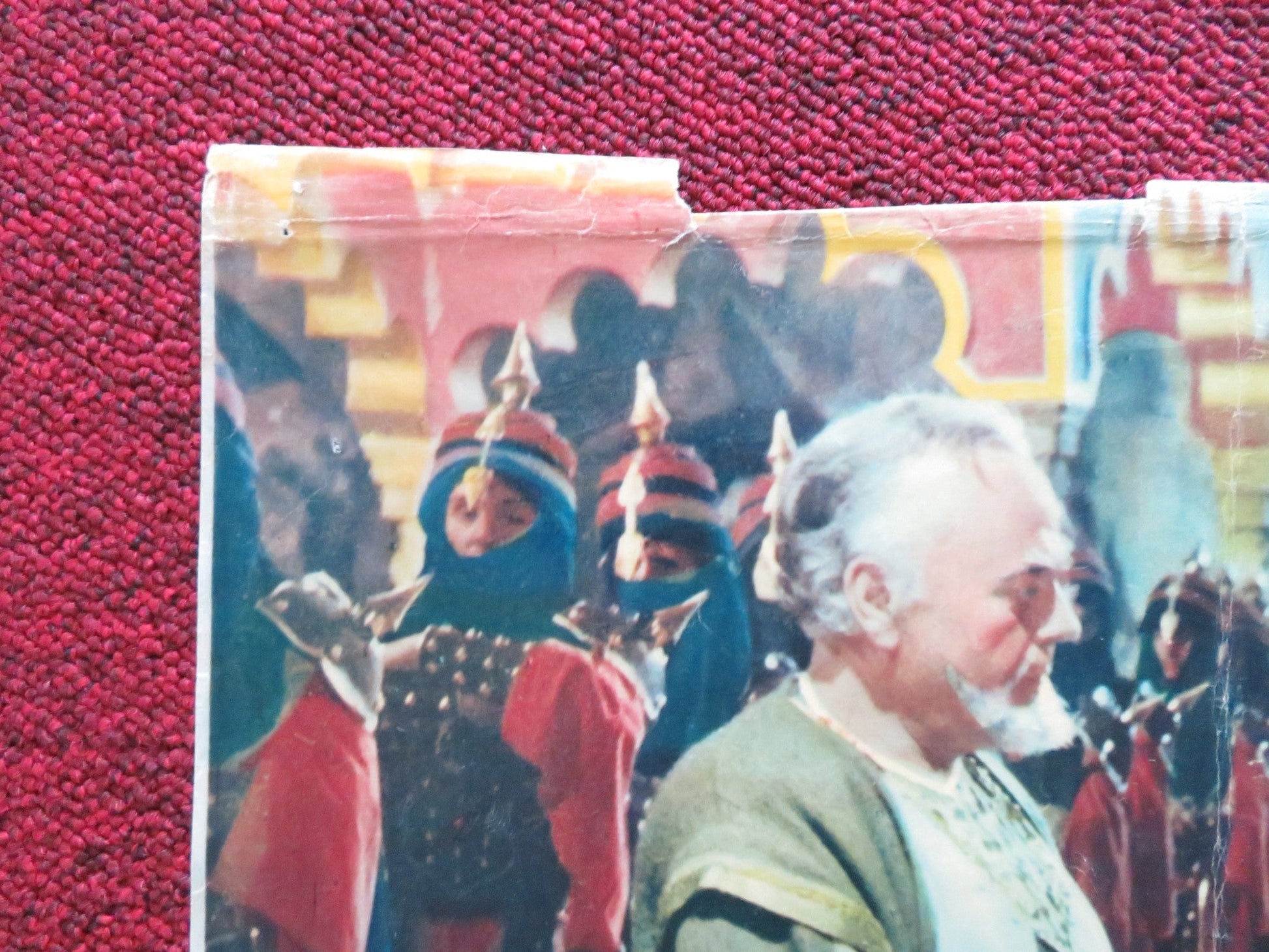 THE SEVEN TASKS OF ALI BABA - A ITALIAN FOTOBUSTA POSTER ROD FLASH CORTEZ 1962 Rendezvous Cinema Movie posters