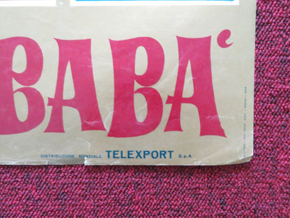 THE SEVEN TASKS OF ALI BABA - B ITALIAN FOTOBUSTA POSTER ROD FLASH CORTEZ 1962 Rendezvous Cinema Movie posters