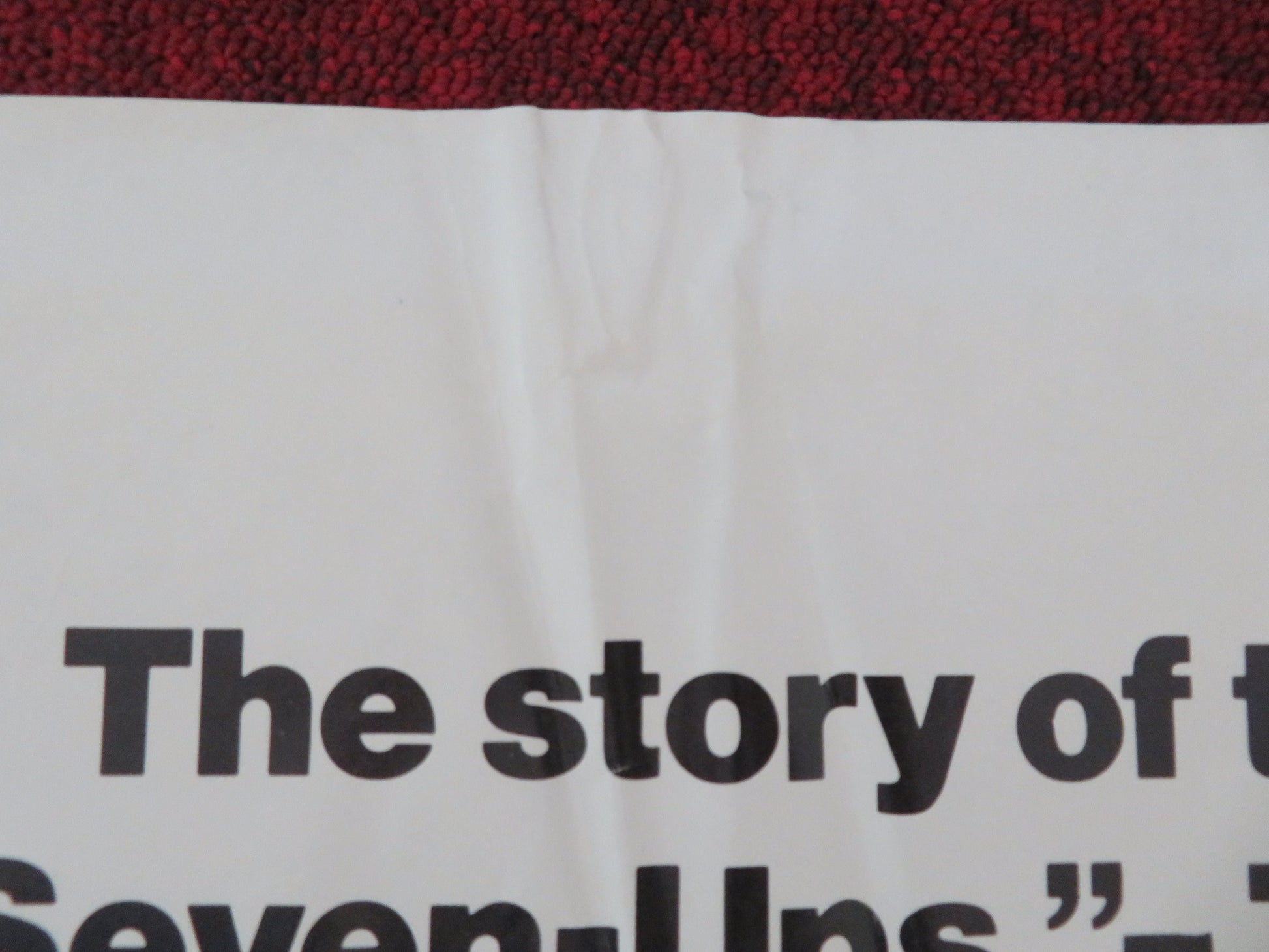 The Seven-Ups Folded US One Sheet Poster Roy Scheider Tony Lo Bianco 1974 Movie posters