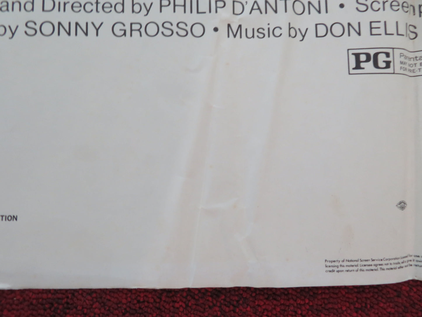 The Seven-Ups Folded US One Sheet Poster Roy Scheider Tony Lo Bianco 1974 Movie posters