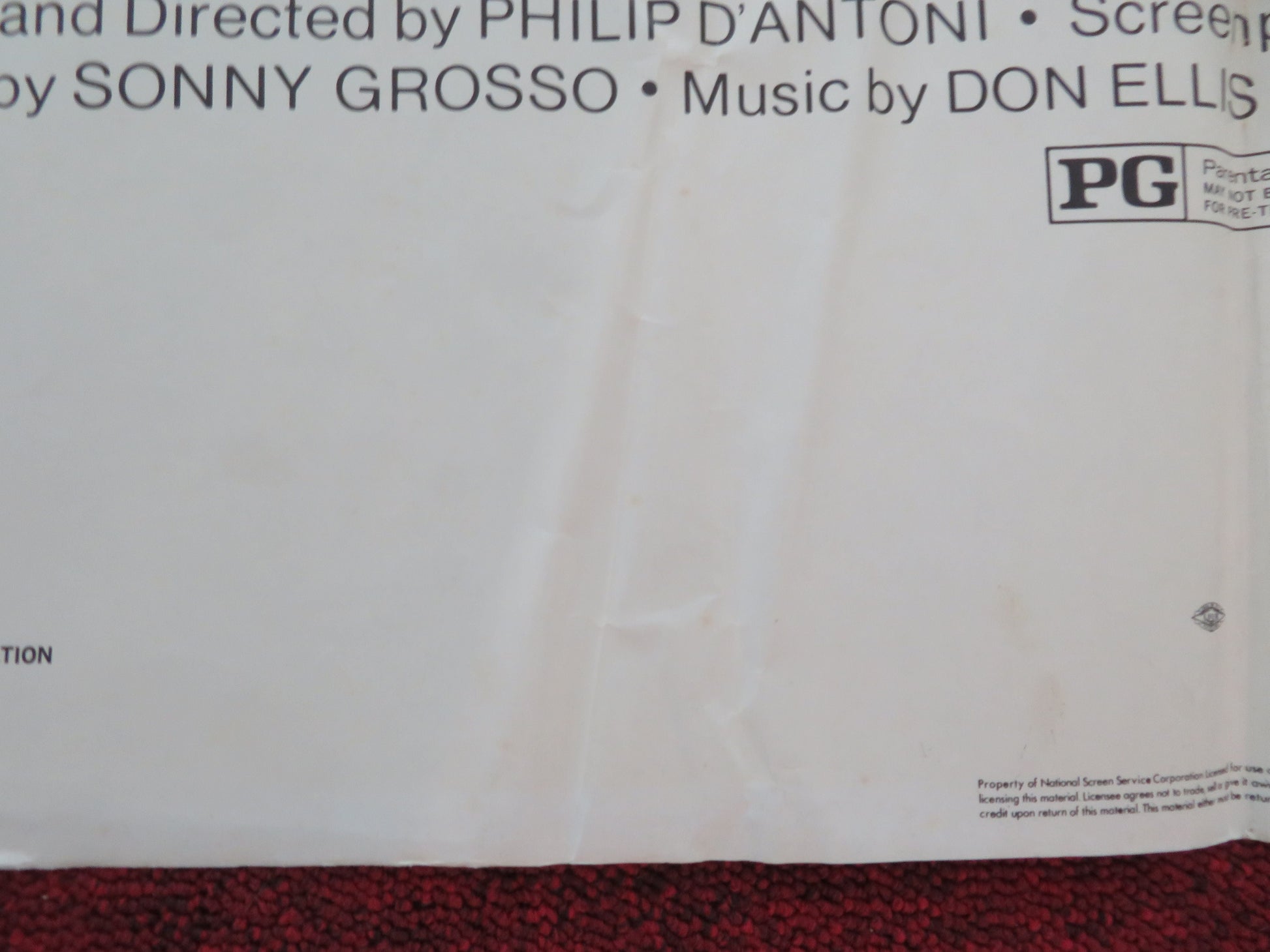 The Seven-Ups Folded US One Sheet Poster Roy Scheider Tony Lo Bianco 1974 Movie posters