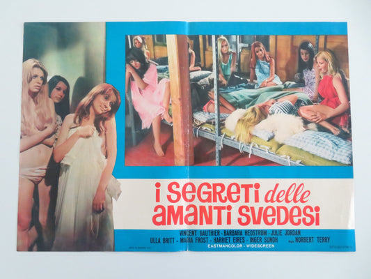 The Sexy Dozen - A Italian Fotobusta Poster Gauthier Barbro Hedström 1970 Movie posters