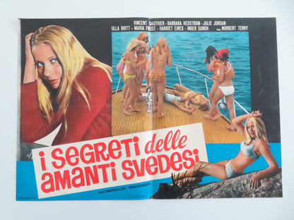 The Sexy Dozen - B Italian Fotobusta Poster Gauthier Barbro Hedström 1970 Movie posters