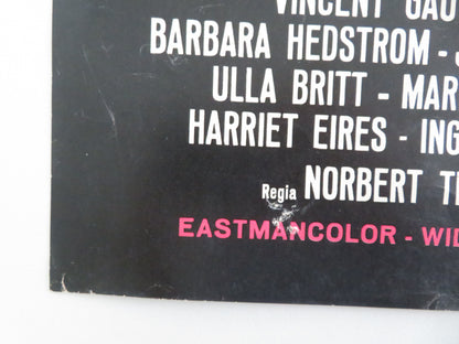 The Sexy Dozen - C Italian Fotobusta Poster Gauthier Barbro Hedström 1970 Movie posters