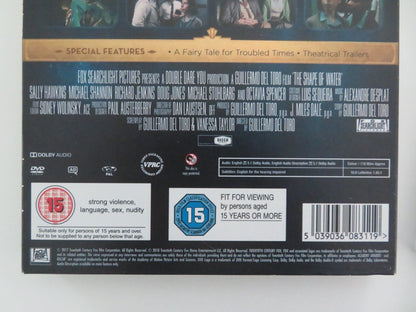 THE SHAPE OF WATER (DVD) SALLY HAWKINS MICHAEL SHANNON 2017 REGION 2 Movie posters