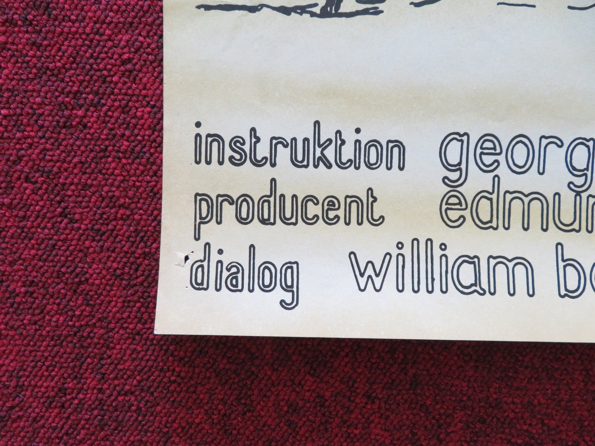 THE SHEEPMAN DANISH POSTER ROLLED GLENN FORD SHIRLEY MACLAINE 1960 Rendezvous Cinema Movie posters