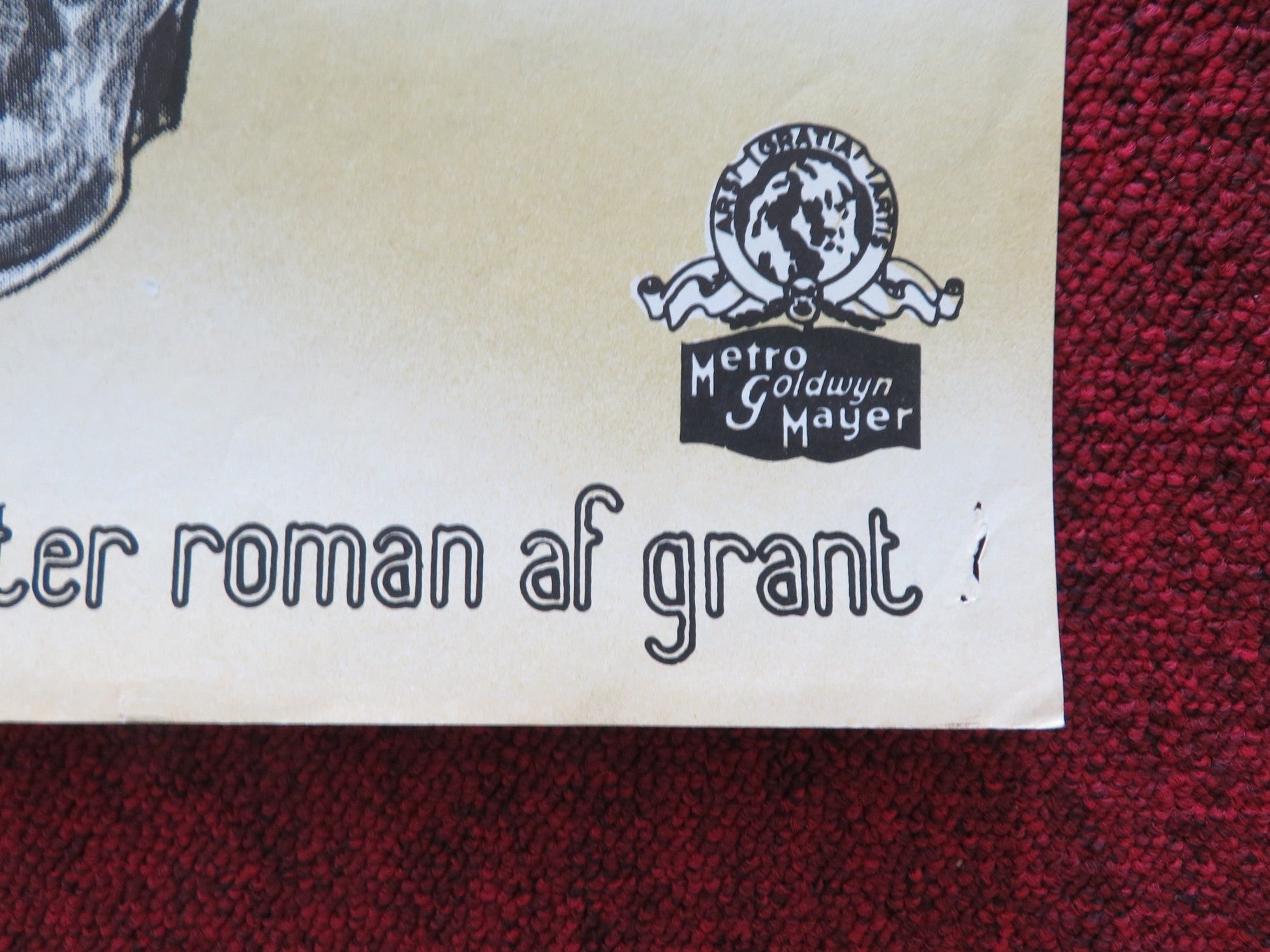 THE SHEEPMAN DANISH POSTER ROLLED GLENN FORD SHIRLEY MACLAINE 1960 Rendezvous Cinema Movie posters